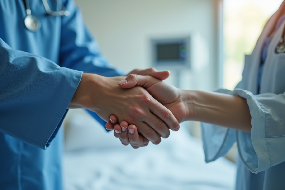 Main apportant du soutien à une personne à l